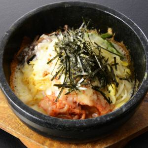 Stoned cheese bibimbap