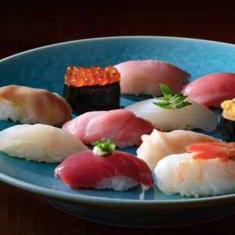OK on the day! Available for 1 person or more! Omakase sushi 12 pieces ¥7000