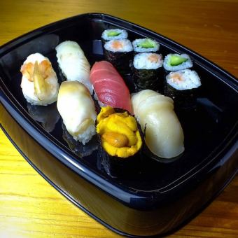 [Takeout] Top sushi (6 rolls, 1 roll) ¥2700 (tax included)
