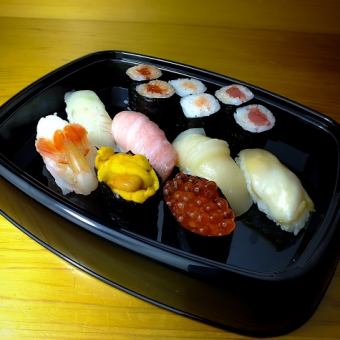 [Takeout] Special sushi (7 rolls, 1 roll) ¥3300 (tax included)
