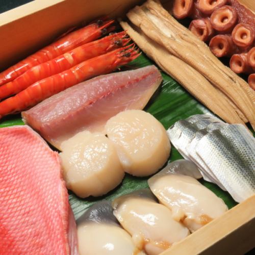 이와테의 제철을 다양하게 맛볼 수있는 산 리쿠 이전 일품 스시와 가이세키 요리.