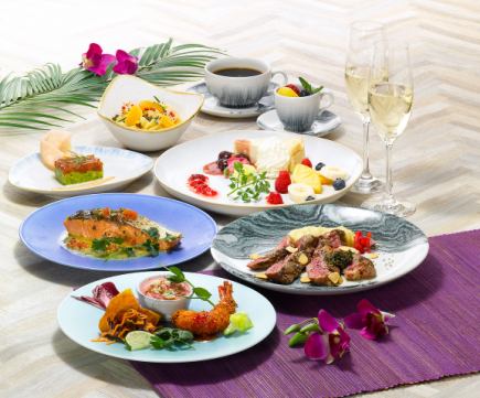 "Hau'oli" アニバーサリーディナーコース◆乾杯スパークリングとデザートプレートでお祝い