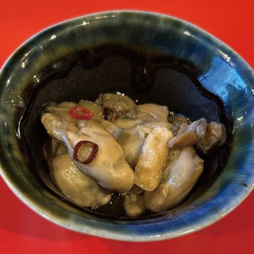 牡蠣のオイル漬け