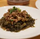 高菜の挽き肉和え