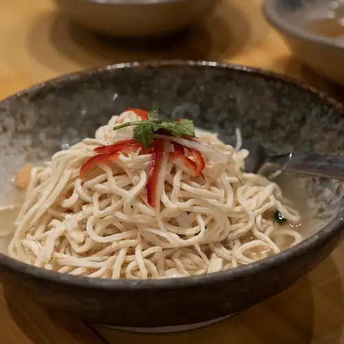 豆腐麺のおつまみ