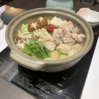 【完全個室】ちゃんこ鍋コース全5品 6300円(税込)