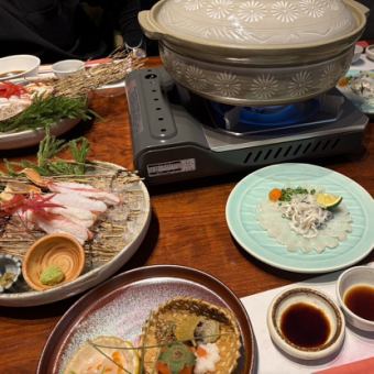 【期間限定】蟹フグコース