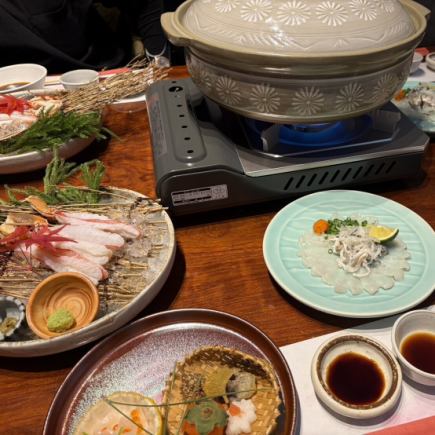 【期間限定】蟹フグコース