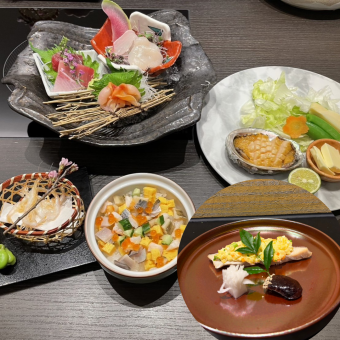 『冬季限定』鮑と鰆の冬味コース