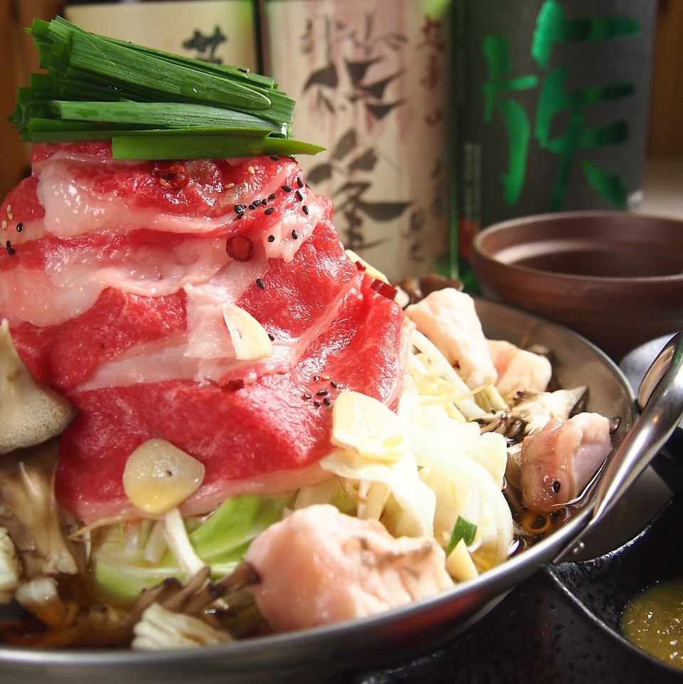 Specialty Wagyu beef motsunabe or brand name Wagyu beef shabu-shabu♪ All-you-can-drink included 4,000 yen