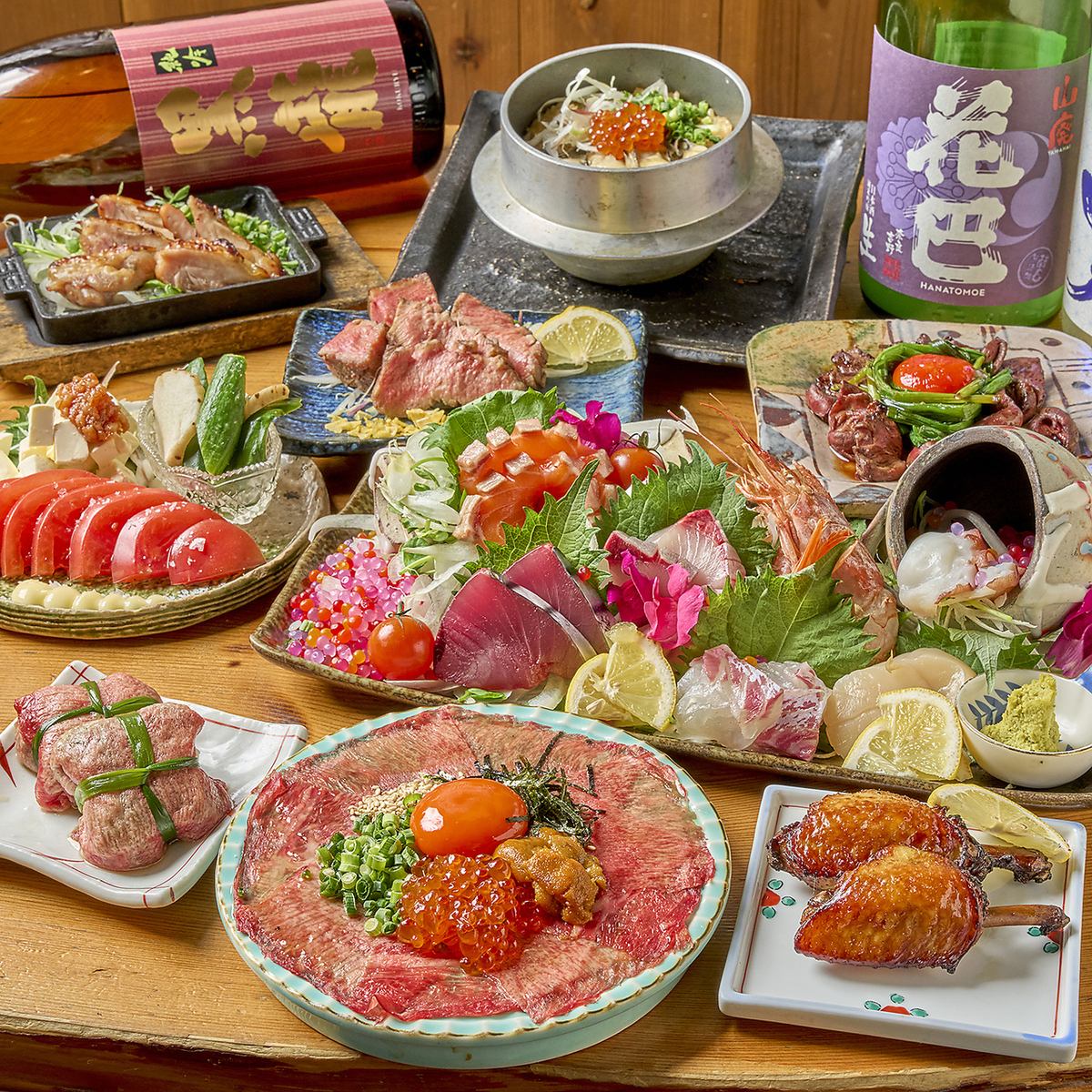 Close to Umeda Station! Yakitori, fish dishes, and plenty of Japanese and local sake! Enjoy original yakitori and beef tongue in a stylish space♪