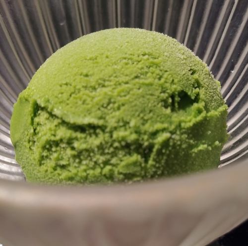 Matcha ice cream from Marukyu Koyamaen