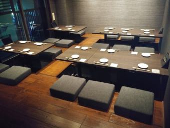 Recommended for group parties! The horigotatsu floor can accommodate up to 23 people.