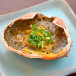 かに味噌甲羅焼き 