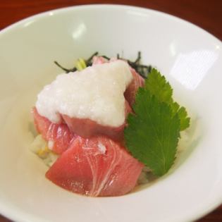 【絶品】マグロ山かけ茶漬け