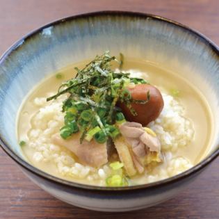 鶏白湯(パイタン)茶漬け