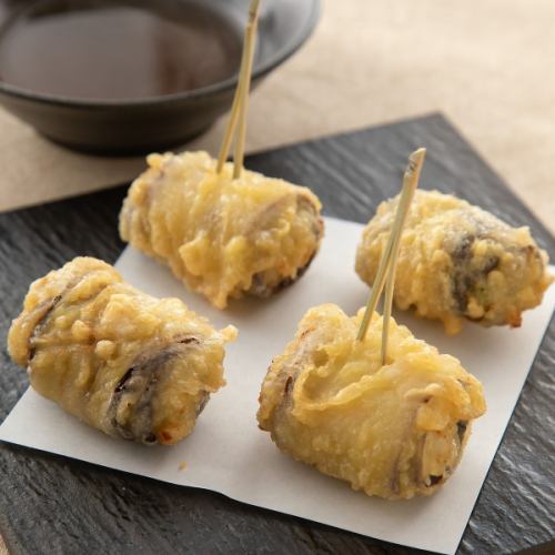 茄子裹肉丸天婦羅