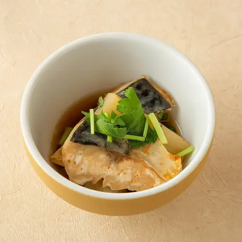 サバと長芋の焼き浸し　【温】