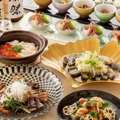 【畅饮套餐】 一份汇集了我们引以为傲的创意日式料理的套餐