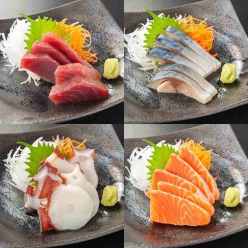 Various sashimi