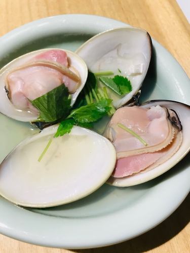 Steamed clam white wine