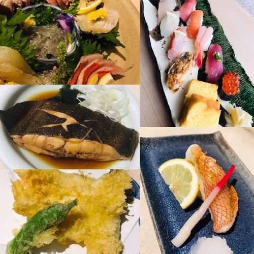 Sushi/Fuku/Koji Banquet Course 8,800 yen (tax included) 8 dishes in total
