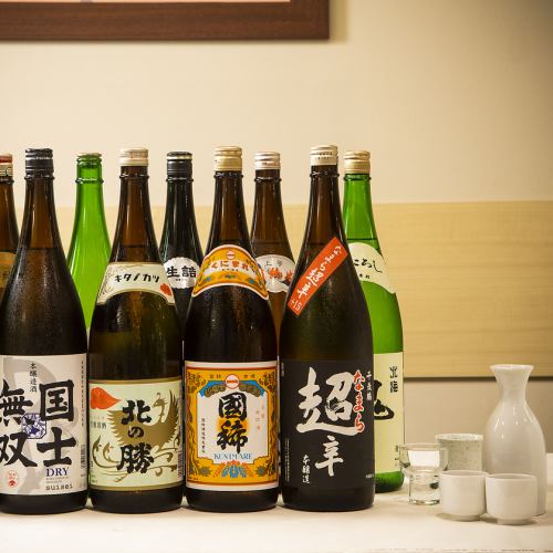 種類豊富な日本酒