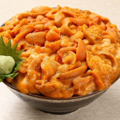 無添加塩水 生うに丼！