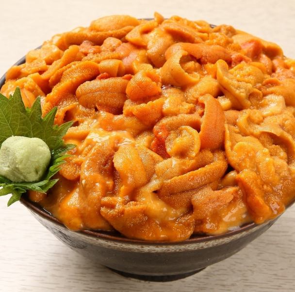 無添加塩水 生うに丼