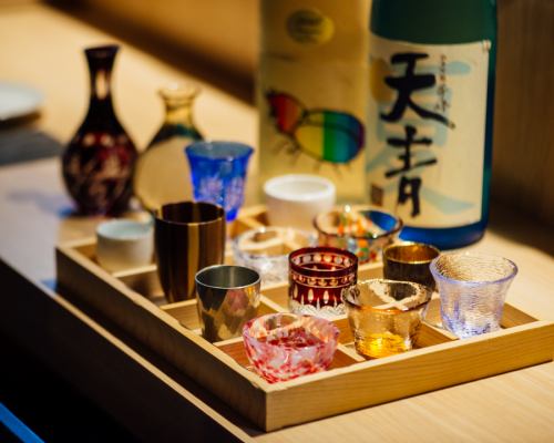 All-you-can-drink with 10 kinds of local sake♪