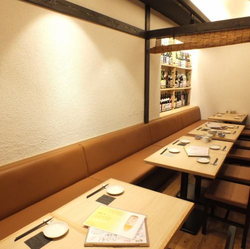 [Recommended for various banquets] A private room with a table can accommodate up to 16 people.(Depending on the number of guests, it may be used in a semi-private room.) How about using it for a banquet or entertainment with a large number of people?