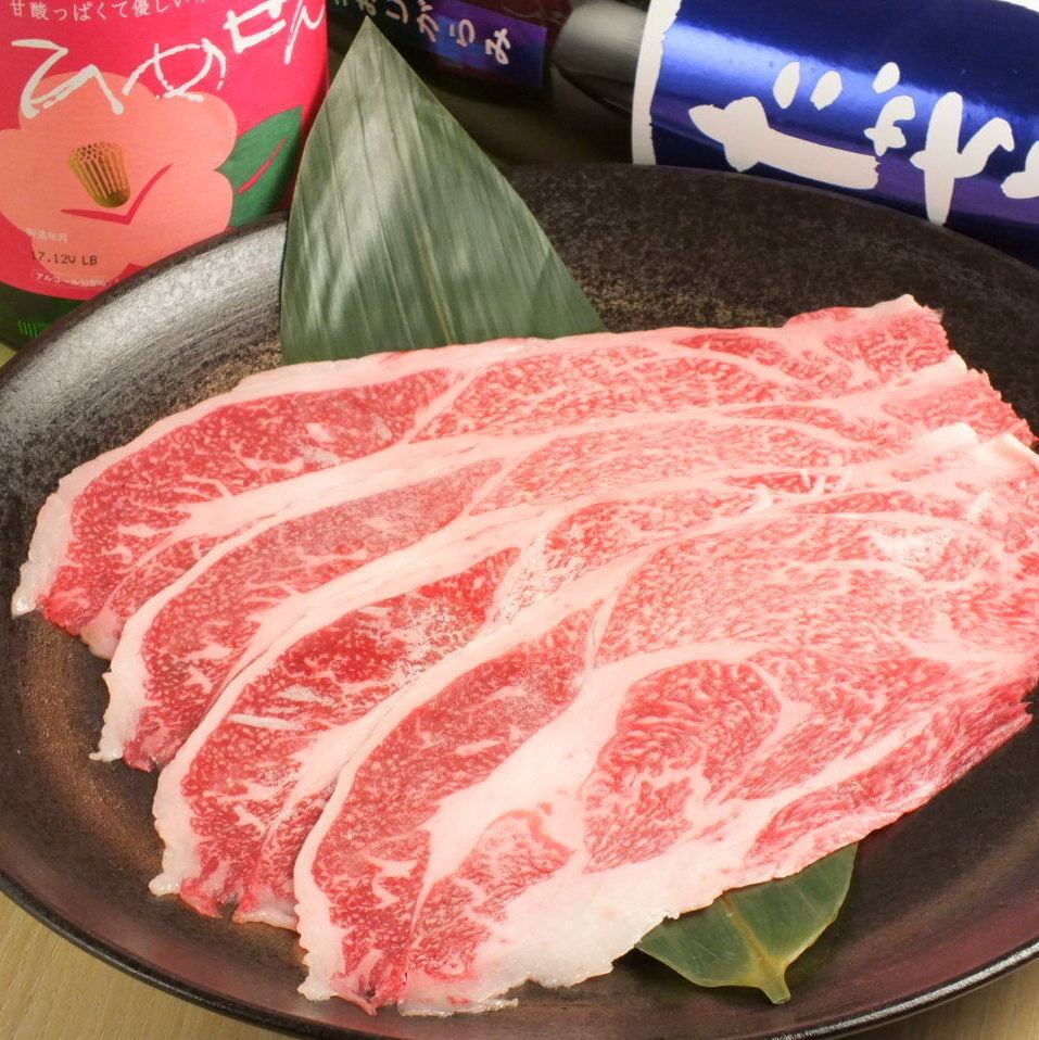 A４和牛を使用したお肉を存分に楽しめるメニュー多数★