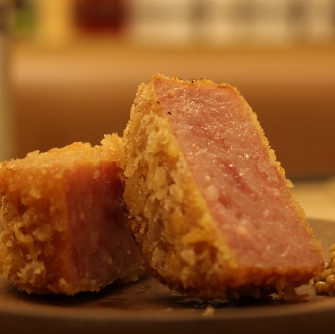 ラストオーダーなし2時間飲み放題付！日本一美味い！雲仙ハムカツ6000