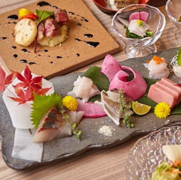 【特殊套餐，付款方式有限】【僅限每週指定日期】暢飲套餐，主廚精選菜單：5000日元