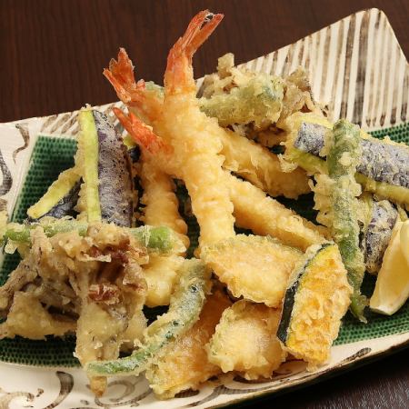 With tempura.