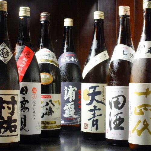 Local sake is also available! All-you-can-drink is 2,200 JPY (incl. tax)