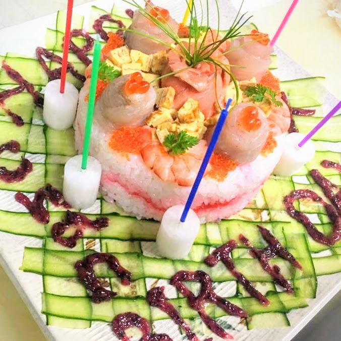 Gorgeous ♪ [Sushi cake] Same-day reservations possible! For birthday celebrations ◎
