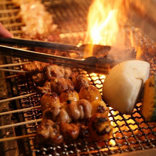Charcoal-grilled Satsumadori chicken