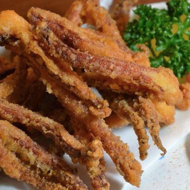 Deep-fried squid