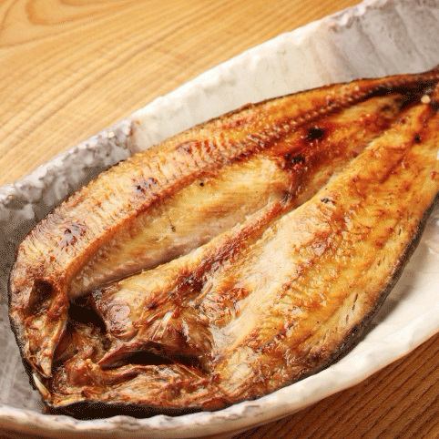 Grilled atka mackerel