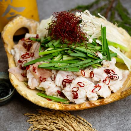 【当天可预约！欢迎团体！】9道菜内脏锅高级套餐附3小时无限畅饮★3,980日元→2,980日元！