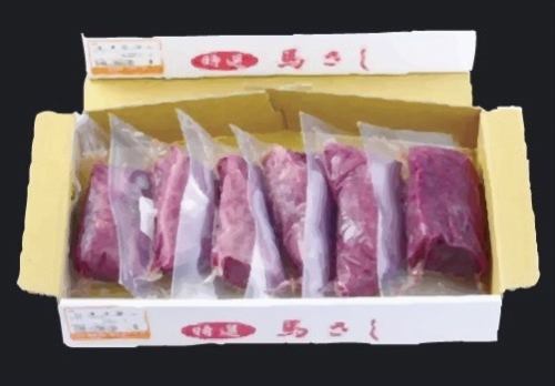 [Special] Carefully selected horse sashimi 1kg (approx. 150g x 5-7p)