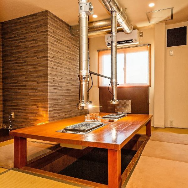 [Relaxing private space] We have a total of 4 private rooms with sunken kotatsu seats.Please enjoy it according to your wishes such as dates, girls' associations, banquets, etc. according to the number of people.