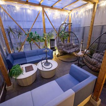 テラス席はビニールカーテンで仕切られていますので寒い冬でもあったかくご利用いただけます◎当店自慢の完全プライベート空間でぜひごゆっくりお楽しみください♪