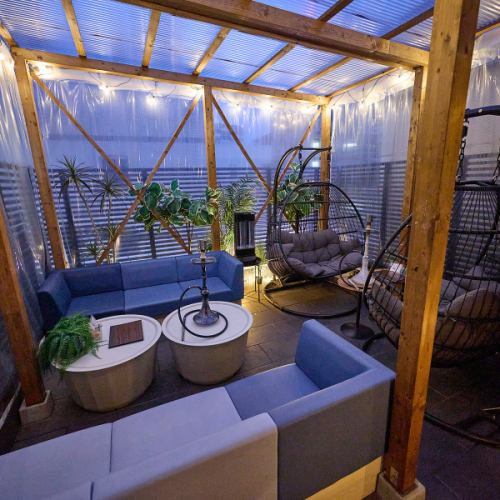 テラス席は冷暖房完備のため1年中心地よく過ごせます◎