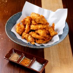 京赤地鶏の天麩羅