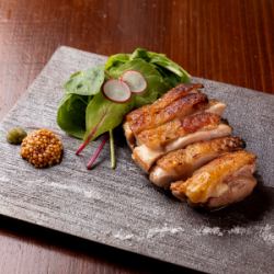 京赤地鶏のチキンステーキ
