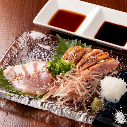 炙り親鶏のたたき 盛り合わせ