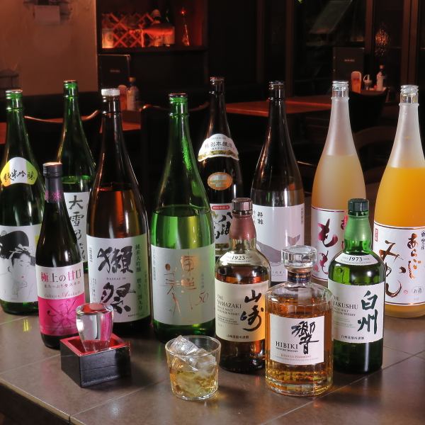 【◆料理を引き立てる一献◆】芳醇な香りとキレが自慢の「厳選のお酒たち」