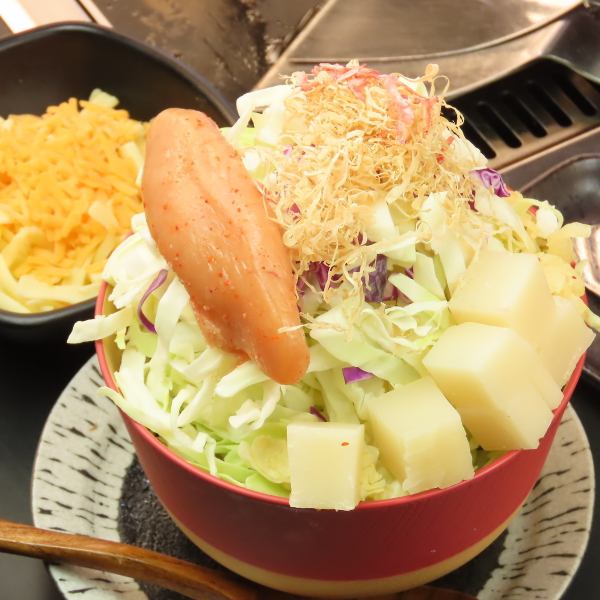 【明太子餅チーズもんじゃ】